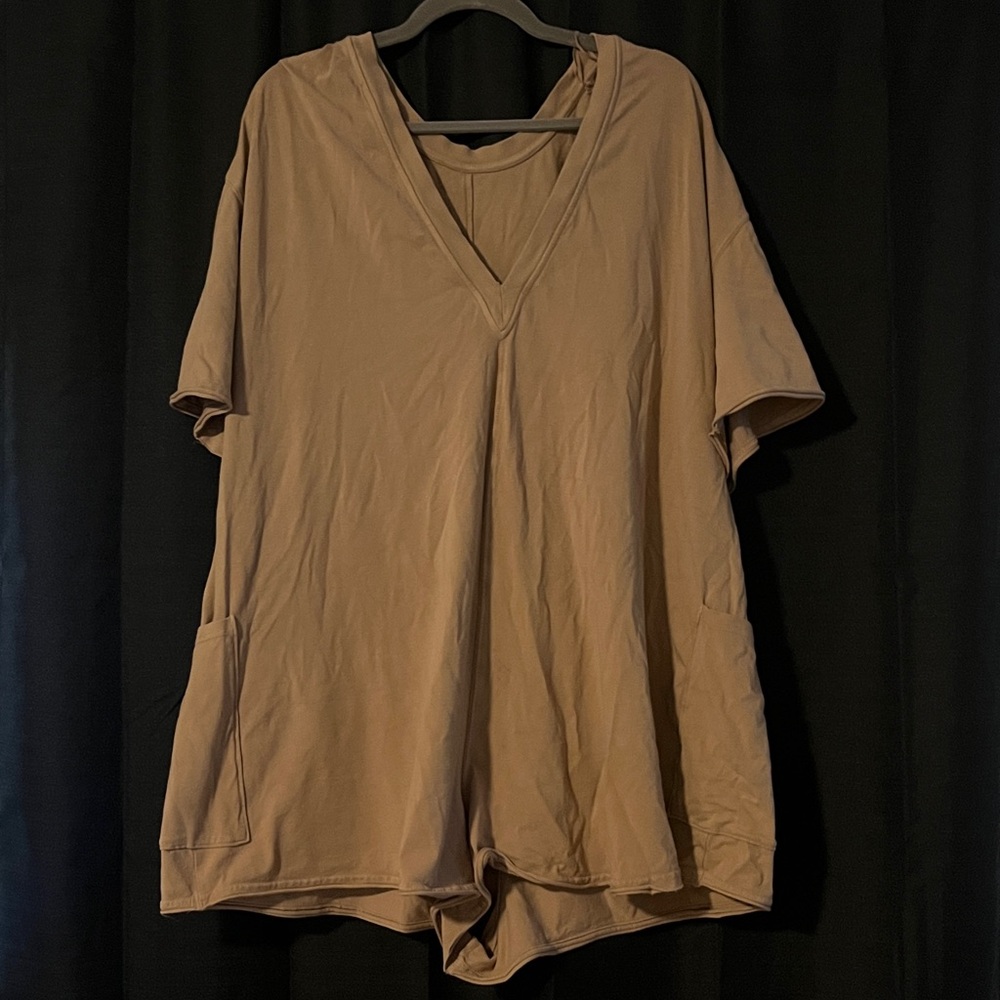 FP Movement by Free People Tan Romper